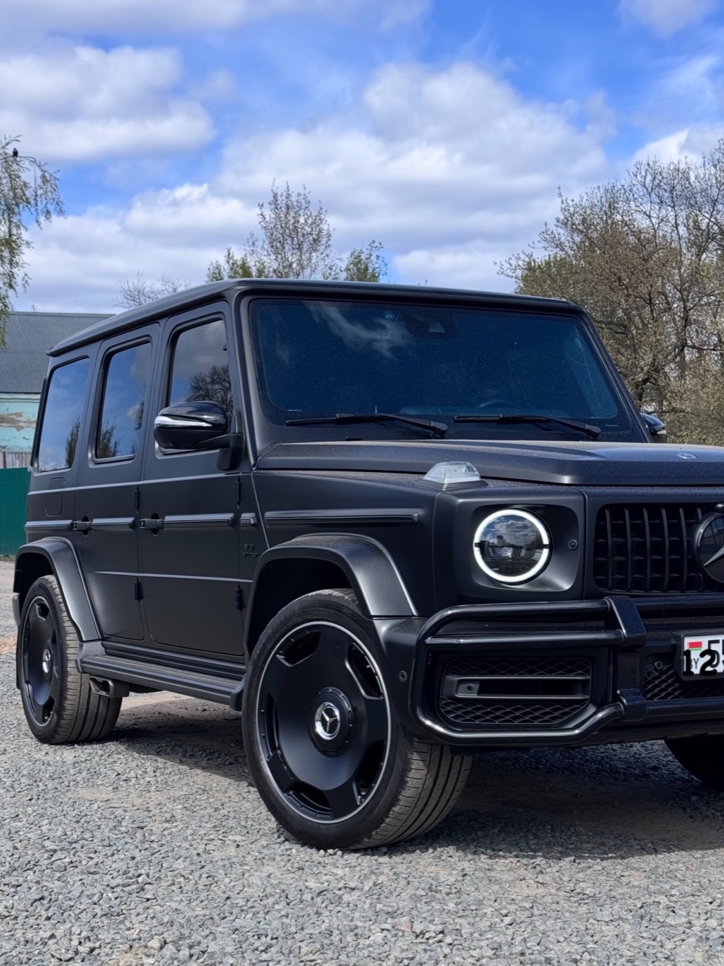 Чёрные диски Mercedes G-Class после восстановления